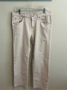 7 For All Mankind Men’s Austyn Relaxed Straight Khaki Pants Sz 33x31